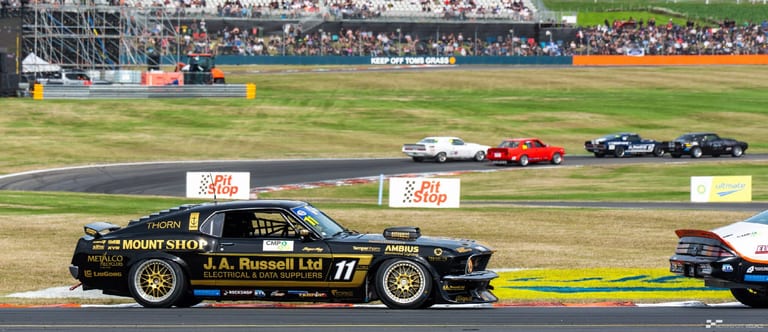 Classic car racing at Taupō Motorsport Park — motorsport photography by Ryan Watkinson