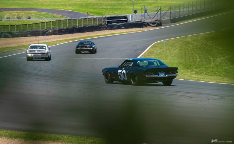 Classic car racing at Hampton Downs — motorsport photography by Ryan Watkinson