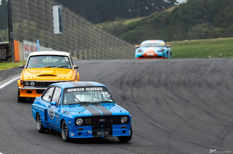 Classic car racing at Hampton Downs — motorsport photography by Ryan Watkinson