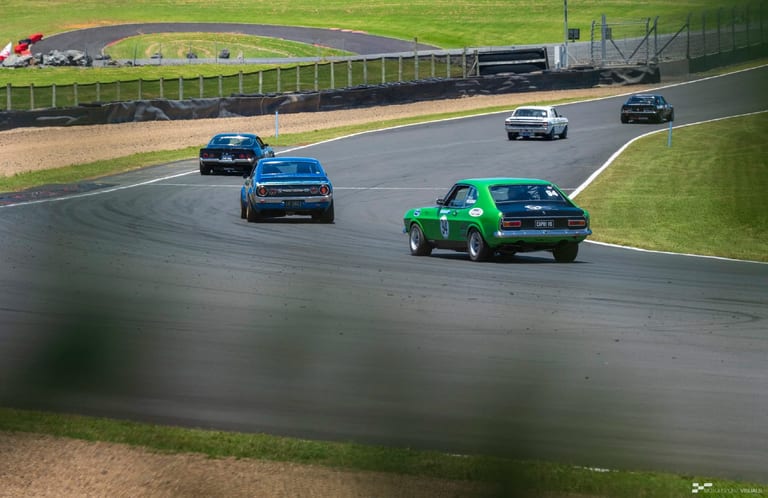 Classic car racing at Hampton Downs — motorsport photography by Ryan Watkinson