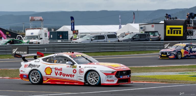 Modern circuit racing at Taupō Motorsport Park — motorsport photography by Ryan Watkinson