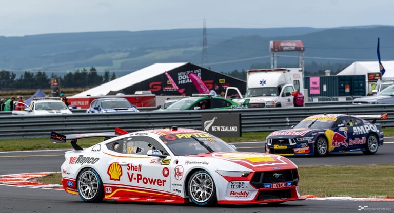 Modern circuit racing at Taupō Motorsport Park — motorsport photography by Ryan Watkinson