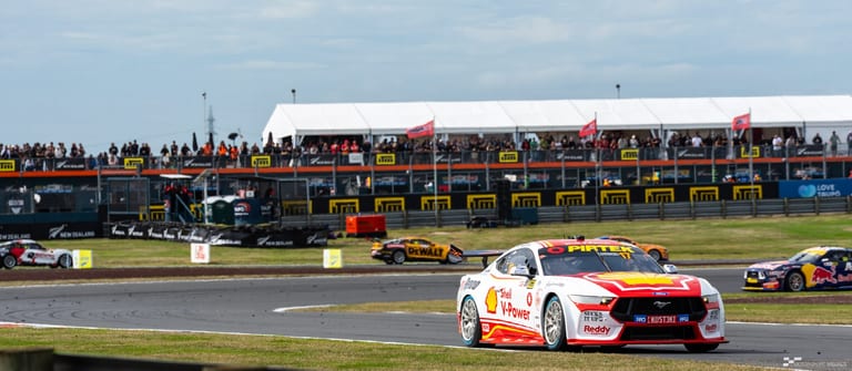 Modern circuit racing at Taupō Motorsport Park — motorsport photography by Ryan Watkinson