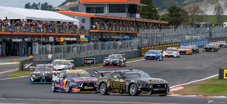 Modern circuit racing at Taupō Motorsport Park — motorsport photography by Ryan Watkinson