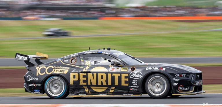 Modern circuit racing at Taupō Motorsport Park — motorsport photography by Ryan Watkinson
