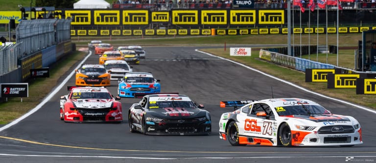 Modern circuit racing at Taupō Motorsport Park — motorsport photography by Ryan Watkinson