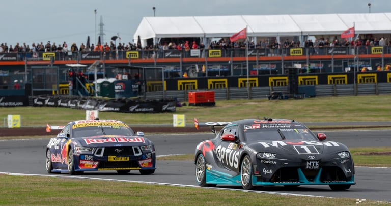 Modern circuit racing at Taupō Motorsport Park — motorsport photography by Ryan Watkinson