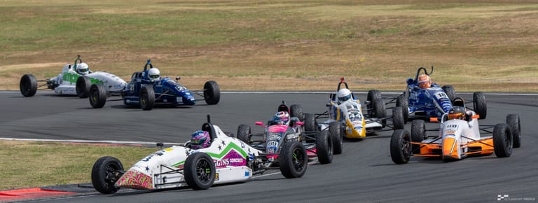 Open wheel racing at Hampton Downs — motorsport photography by Ryan Watkinson